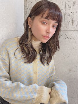 ルービック 京橋(Rubik's) イヤリングカラー/大人ナチュロブ×レイヤーカット