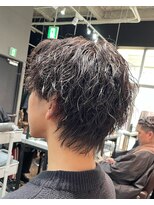 スキル(SKILL)&nbsp;波パーマ センターパートウルフ