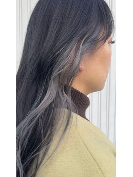 ヘアーショップ エヌアンドエー 越谷店(hair shop N&A) 髪質改善ケア×艶髪ウェーブ#28 イヤリングカラー/グレージュ