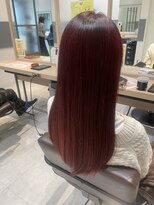 バサ 鷺ノ宮店(BASSA)&nbsp;【スタイル】チェリーレッド×ツヤ髪スタイル