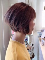 イリス はるひ野(iiris)&nbsp;ピンクベージュ☆前下がりショートボブ