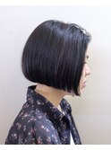 センターパート/前下がりボブ/切りっぱなし/ショート/豊橋/田原