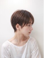 柔らかな丸みの美シルエットタイトショート３【髪質改善　梅田】