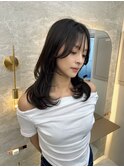 韓国レイヤー/韓国風/ボブ/髪質改善/黒髪/ブリーチなし〔池袋〕