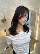 韓国レイヤー/韓国風/ボブ/髪質改善/黒髪/ブリーチなし〔池袋〕