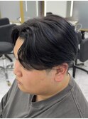 ネイビーブルー、メッシュ、メンズ