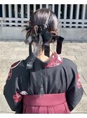 ヘアアレンジ / ヘアセット / 卒業式ヘアー
