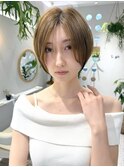 長め前髪/ハンサムショート/小顔/海老名/30代40代50代