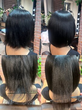 スット 渋谷(slut) 強い髪くせ毛改善ストレート