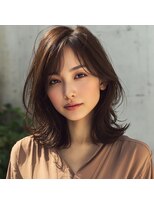 メルバ(Melva)&nbsp;きれいめ　外ハネのひし形シルエット