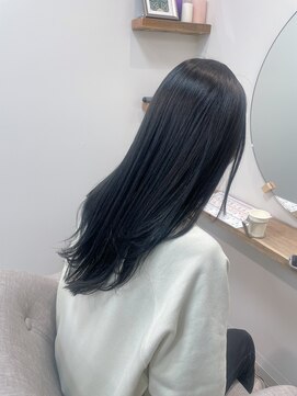 ◆大人気のブルーブラックやってみた