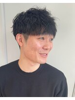 フィッティ 横須賀中央店(fiti)&nbsp;刈り上げマッシュ　ニュアンスパーマ風