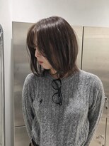 イル 天神大名店(ill)&nbsp;重く見えないカラーとワンレンボブ天神大名YOKUTO