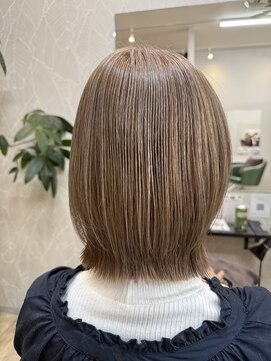 ルシードスタイルサワ(LUCIDO STYLE sawa) 大人可愛い◎レイヤーボブ アイロンスタイリング 透明感