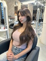 ザ シェノン ウメダ(THE CHAINON UMEDA) ダークパープル/ナチュラルショート/夏のヘアアレンジ/大阪梅田