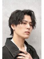 トラスト ザ バーバー 東京駅日本橋店(TRUST the Barber)&nbsp;波巻きパーマ/センターパート