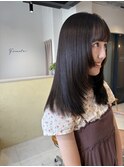 レイヤー地毛風カラーと最上級髪質改善トリートメント
