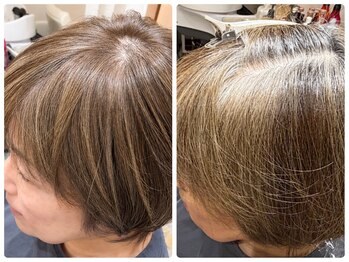 ヘアメイク バースデイ(Hair make Birth Day)の写真/40代からの白髪、ツヤもカタチも楽しむショート