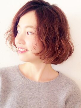 ドロップ(drop) ゆるふわウェービーボブ【表参道/青山/drop】