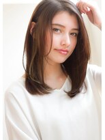 梅雨対策！大人かわいいフェアリーストレートセミディミディアム