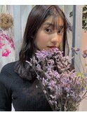 clan <アッシュグラデーションカラー美髪セミロング>