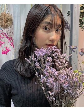 クラン(clan) clan <アッシュグラデーションカラー美髪セミロング>