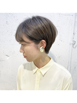 レンク(LENC) Coast.ショートヘア×ミントアッシュ×小顔