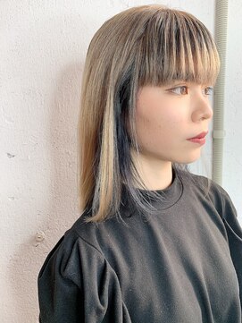 エイト 福岡天神店(EIGHT fukuoka) 【EIGHT福岡　3月　片山智裕】ミルクティ×ブルーブラック