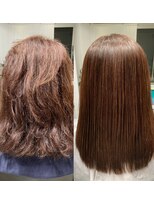 ルッカ(Lucca) 理想の艶髪にダメージレス縮毛矯正+TOKIOトリートメント