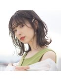 atelier.fem 透け感グレージュ×ミディアム