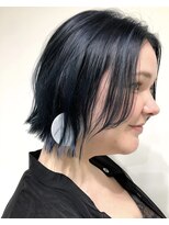 アイウィル(Ai WilL)&nbsp;【ヤナギヤスタイル/切りっぱなしボブ×ブルーカラー】