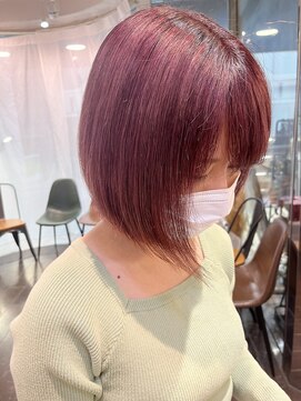 ヘアーアンドメイク ビス(HAIR&MAKE bis) 色落ちも可愛いピンクラベンダー☆