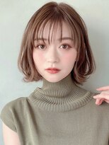 キリ 表参道(kyli) 小顔くびれヘア小顔デジタルパーマセクションカラー薄めバング時