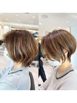 バンプ ギンザ(BUMP GINZA) 美シルエット×絶壁解消×上質大人ショートボブ【担当村上穂高】