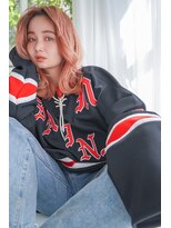 アンジェリカ 鹿児島中央タワー店(ANGELICA)&nbsp;くびれレイヤー　韓国風　オレンジベージュ