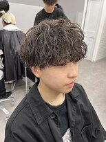 オムデュー(HOMME DEUX) 【SHIN】緩め波巻きパーマ