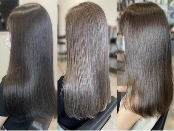 ヘアースタジオ アール(Hair Studio R)の写真/髪の内側から栄養を♪髪本来の美しさを引き出す髪質改善で憧れの美髪に★【センター南】