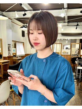 ヘアメイクエイト 丸山店(hair make No.8) ◆担当：岩切祐樹◆ミニボブ