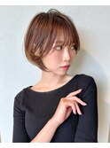 ショートボブ 大人ショート 丸みショート 博多ショート 髪質改善