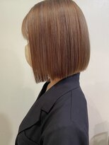 ビビディ バビディ ブー 河原町三条店(Bibbidi.bobbidi.boo)&nbsp;ぱつっとボブ×透明感ベージュ