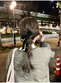 編みおろしローポニー