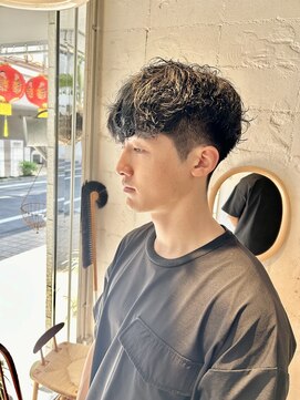 ロジエ(ROSIER) スパイラルメンズマッシュパーマ