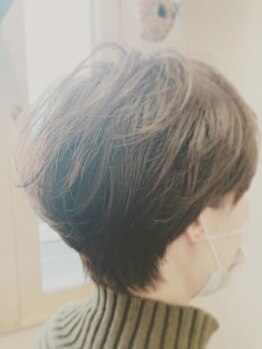 美容院 心花 トキメキの写真/【高い技術でショートの虜になる方続出】女性らしいシルエットが魅力的なショート♪イメージチェンジも◎ 