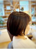 丸みグラデーションボブ