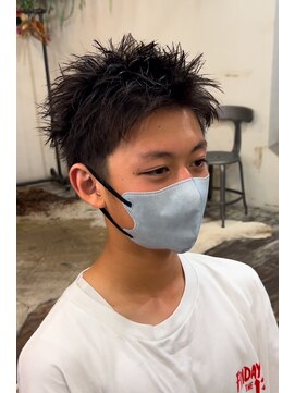 ラグ(log) サロンワーク×スパイキーショート!