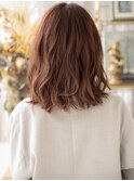 ■メルティカラー抜け感小顔ウェーブミディアム33★上尾30代40代