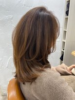 ミッシェル アフロート(michelle afloat)&nbsp;3DCurve＊梳かないお顔周りのレイヤーでふんわり動く大人韓国風