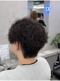 ウルフパーマ/波巻きパーマ