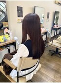 ロングスタイル+高濃度ジェルカラー
