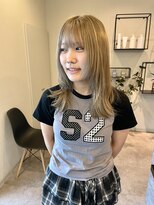 メデル(mederu)&nbsp;ホワイトミルクティーベージュケアブリーチハイトーンカラー